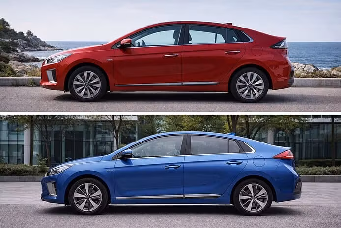 Hyundai ionic електрик преди и след фейслифта