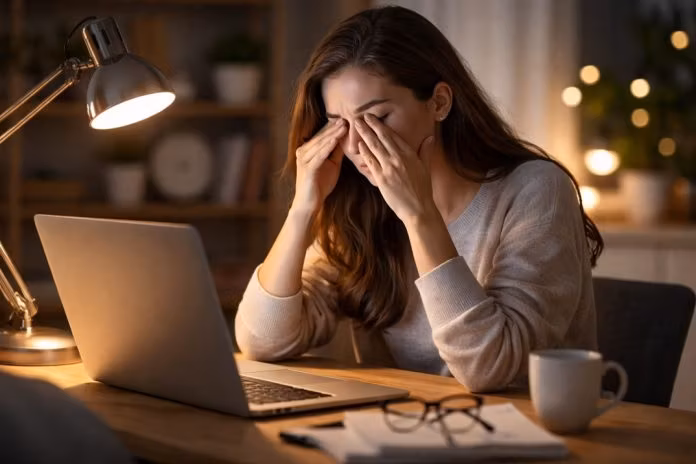 зрителна умора от гледане на екрани